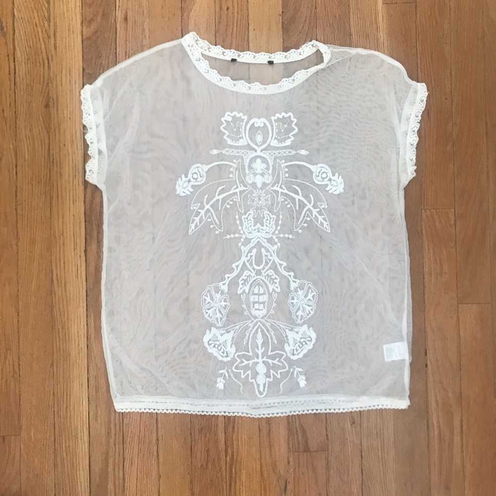 Sheer vintage top